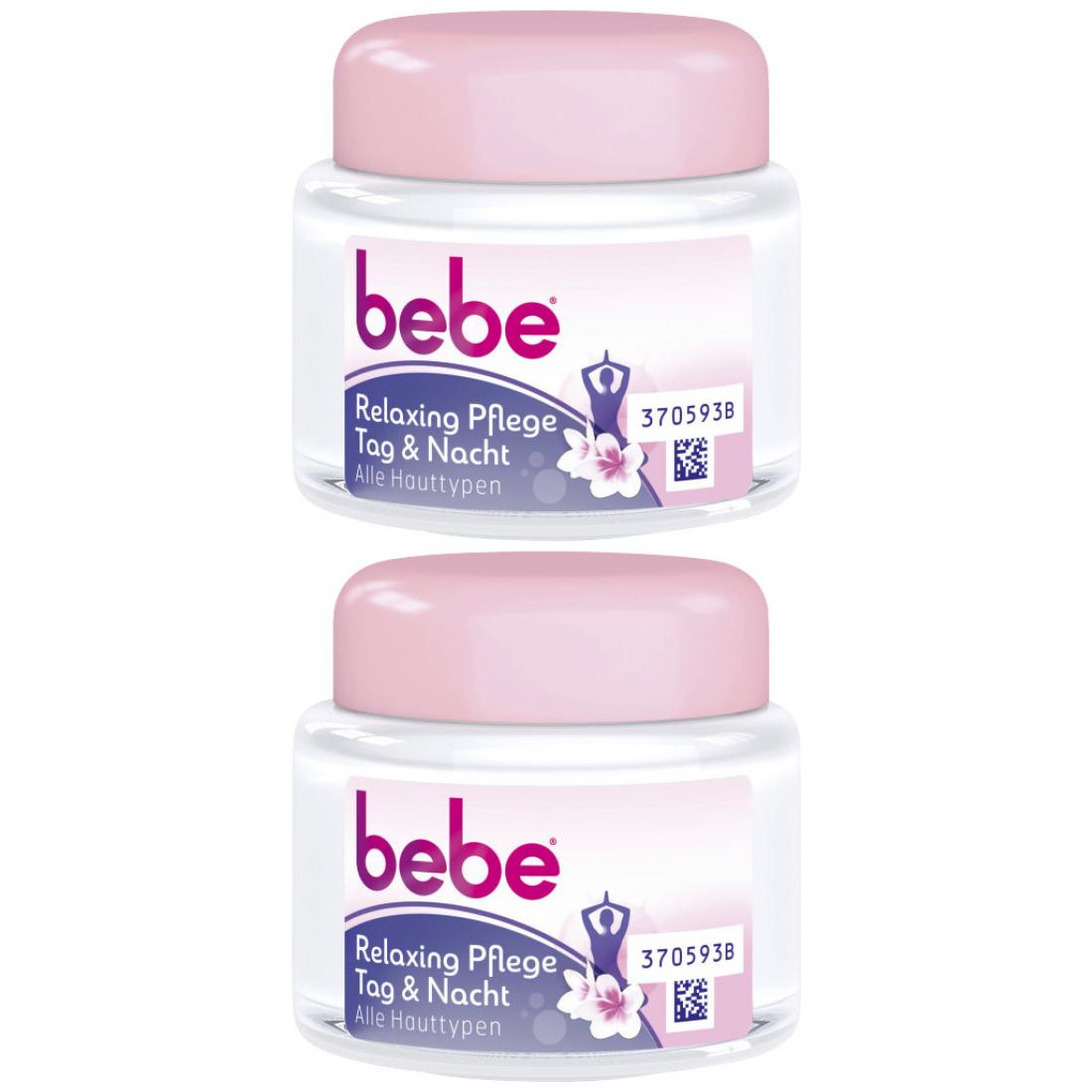 2 X Bebe Relaxing Pflege Nachtpflege Nachtcreme Gesichtscreme 50ml