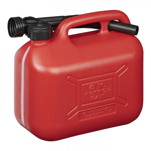 Benzinkanister 5L Kunststoff rot 