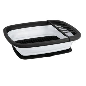 Camp4 Silikon-Geschirrtrockner 50x42x6/16cm - Weiß/grau Camp4 Silikon-Geschirrtrockner 50x42x6/16cm - Weiß/grau